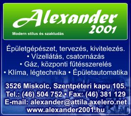 ALEXANDER 2001 KFT.