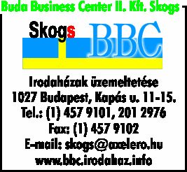 BUDA BUSINESS CENTER II. KFT. SKOGS