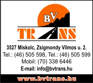 BV-TRANS FUVARSZERVEZŐ BT.
