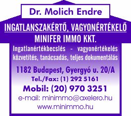 DR. MOLICH ENDRE-MINIFER IMMO KKT.