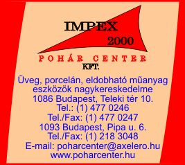 IMPEX 2000 POHÁR CENTER KFT.