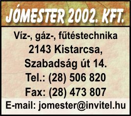 JÓMESTER 2002. KFT.