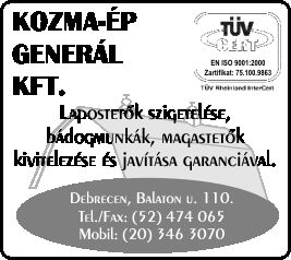 KOZMA-ÉP-GENERÁL KFT.