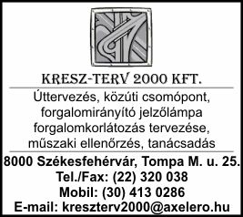 KRESZ-TERV 2000 KFT.
