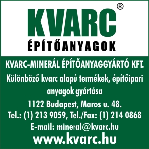 KVARC-MINERAL ÉPÍTŐANYAGGYÁRTÓ KFT.