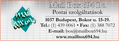 MAIL BOX 694 BT.