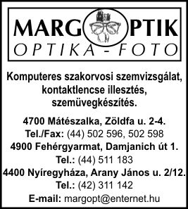 MARGOPTIK OPTIKA FOTÓ