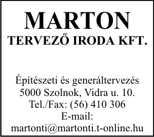 MARTON TERVEZŐ IRODA KFT.