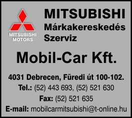 MITSUBISHI MOTORS - MOBIL-CAR KFT.