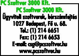PC SZOFTVER 3000 KFT.