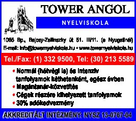 TOWER ANGOL NYELVISKOLA