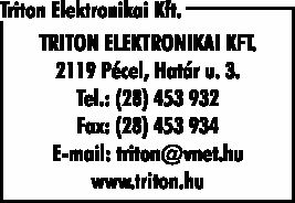 TRITON ELEKTRONIKAI KFT.