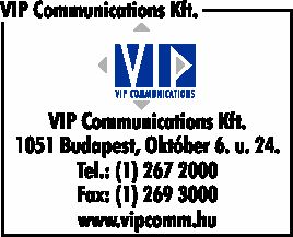 VIP COMMUNICATIONS KFT.